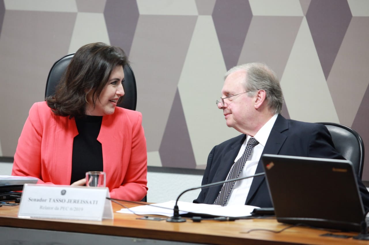 Simone fala do processo de votação da Previdência - Foto: Assessoria Senado