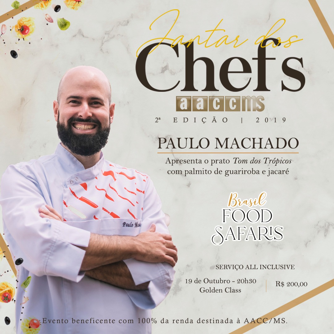Jantar dos Chefs da AACC/MS acontece este final de semana - Foto: Divulgação