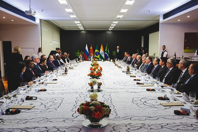Ministra Tereza Cristina se reuniu na terça-feira (24), em São Paulo, com os outros ministros da Agricultura dos países que compõem o Brics - Foto: Divulgação/MAPA