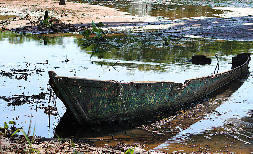 Fotografia registrada no bairro Jupiá, na beira do rio Paraná - Danielle Leduc