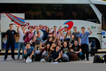 São 20 acadêmicos, além de toda uma equipe de médicos e enfermeiros. - foto: Divulgação
