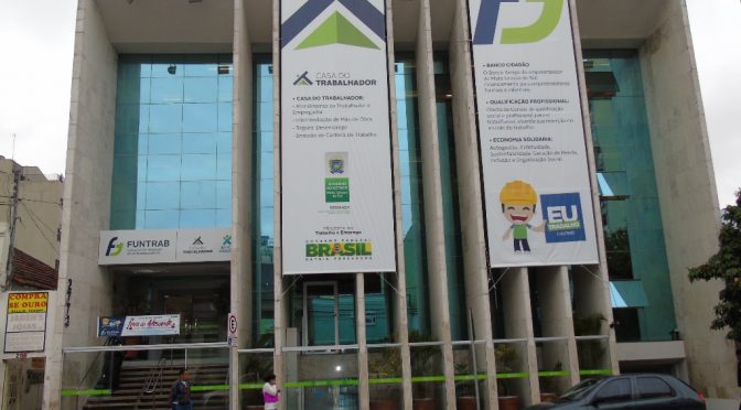 A fundação do Trabalho de Mato Grosso do Sul fica aberta até 17h - Foto:Divulgação/Funtrab A fundação do Trabalho de Mato Grosso do Sul fica aberta até 17h - Foto:Divulgação/Funtrab