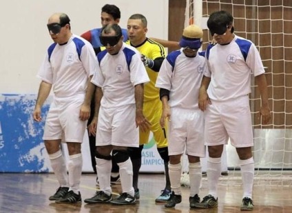 A equipe da capital ficou com o 7º lugar na Copa Loterias Caixa de Futebol de 5 - Divulgação Fundesporte