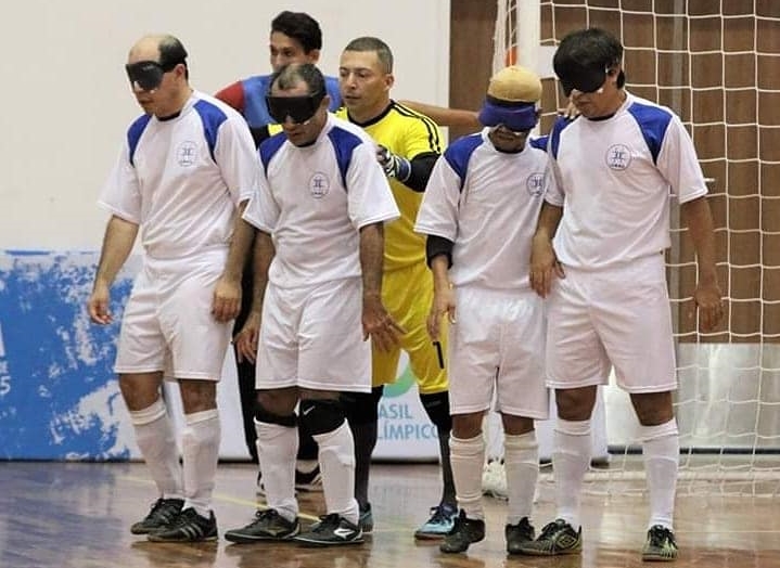 A equipe da capital ficou com o 7º lugar na Copa Loterias Caixa de Futebol de 5 - Divulgação Fundesporte