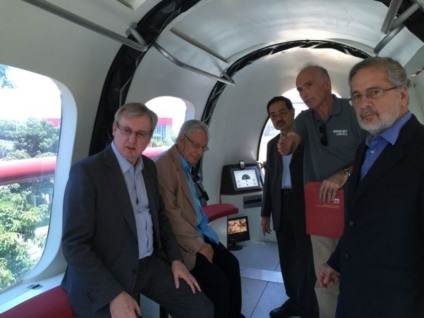  Ministro da Ciência, Tecnologia e Inovação, Celso Pansera, conheceu o projeto do Magleve-Cobra, trem de levitação magnética desenvolvido pela Coppe da UFRJ - Cristina Indio do Brasil/Agência Brasil