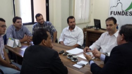 Eduardo Rocha se reuniu com a diretoria da associação -