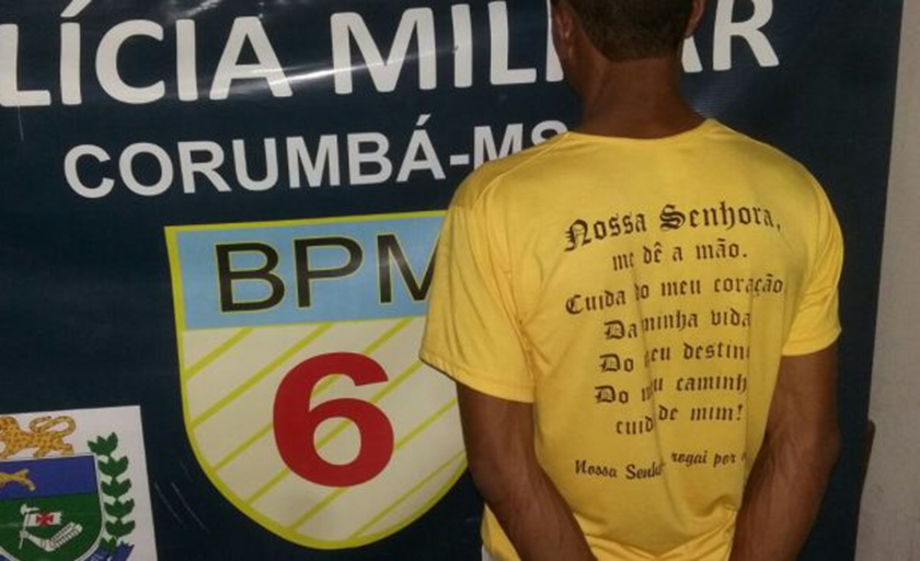 Indivíduo foi conduzido até a Delegacia de Polícia Civil - Divulgação/CPA-3/6ºBPM