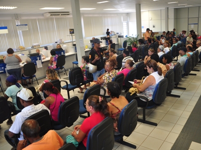 Em média, 300 pessoas passam pelo local -