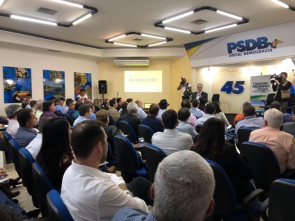 Governador Reinaldo Azambuja (PSDB) afirmou que é preciso ter uma ampla aliança para as próximas eleições - Gabi Couto/CBN
