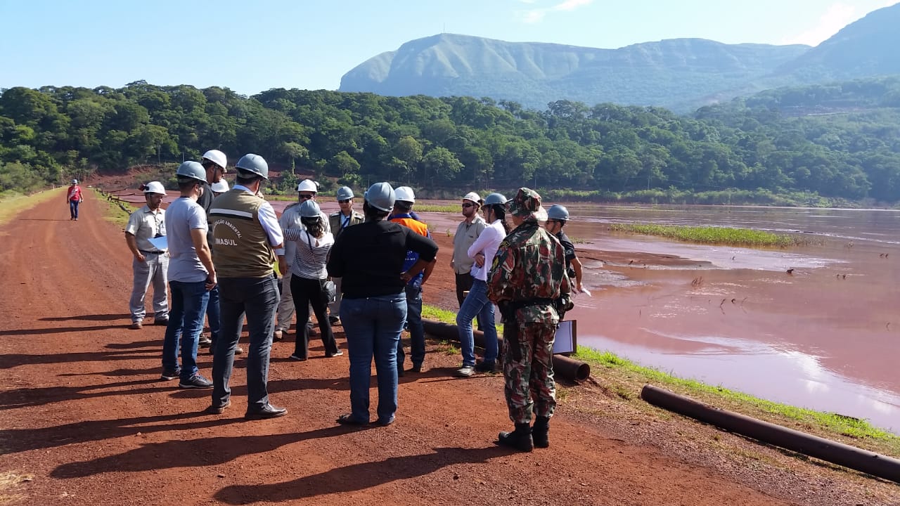 Grupo de trabalho em vistoria a barragens de rejeito em Corumbá - Assessoria