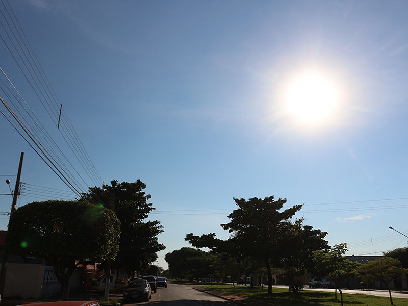 Quarta será de calor em Três Lagoas - Hugo Leal/ JPNEWS