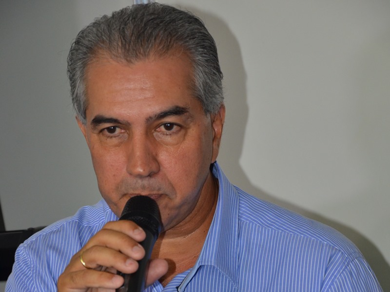 Governador Reinaldo Azambuja, durante a abertura da Rota do Desenvolvimento em Três Lagoas  - Cláudio Pereira