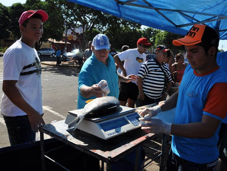 Feira contará com aproximadamente 12 barracas onde serão comercializadas espécies de peixes de água doce - Divulgação