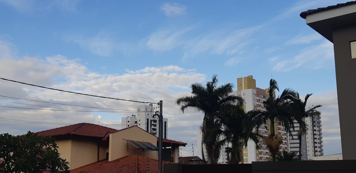 Campo Grande amanheceu com céu nublado e sensação térmica abaixo de 3°C. - Dayanne Faquetti