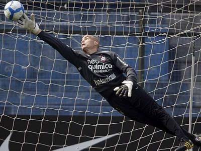 O goleiro Julio Cesar será titular no gol corintiano na partida contra Atlético-GO - O goleiro Julio Cesar será titular no gol corintiano na partida contra Atlético-GO -