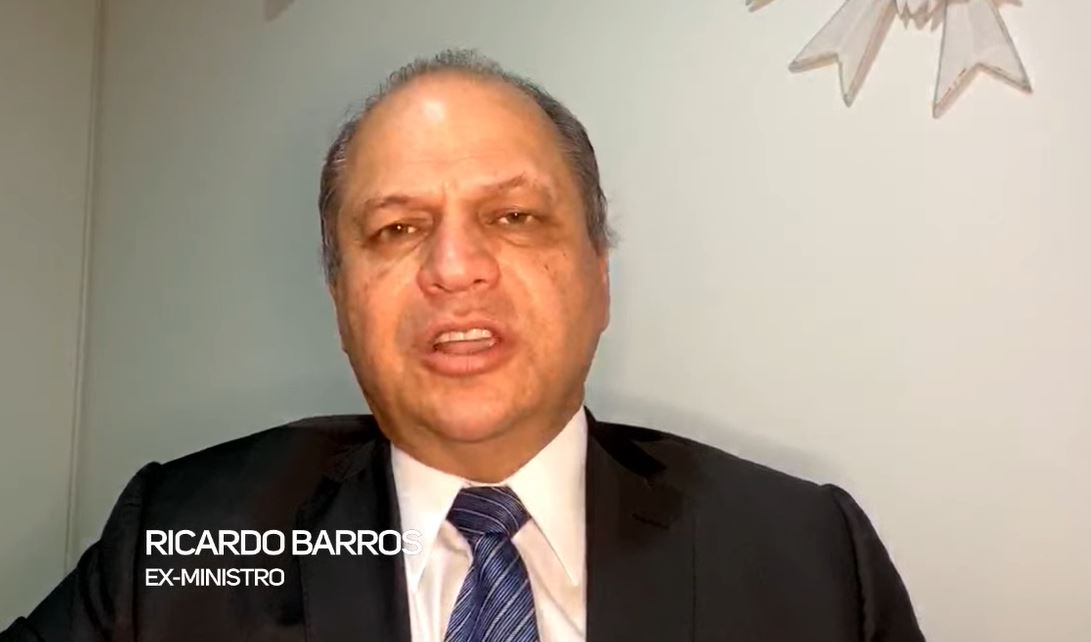 Ex-ministro da Saúde Ricardo Barros é o primeiro convidado do RCN e CBN Live em Ação 2020 - Reprodução