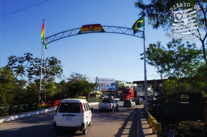 Acesso entre Bolívia e Brasil, por Corumbá continua fechado, mas em Ponta Porã o governo federal autorizou o trânsito de estrangeiros como exceção - Divulgação