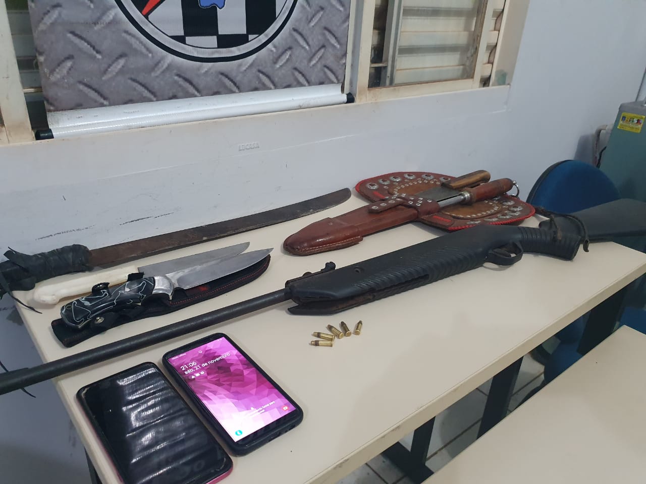 Força Tática prende quadrilha que tentava abater e desossar vaca em Três Lagoas - Divulgação/Polícia Militar