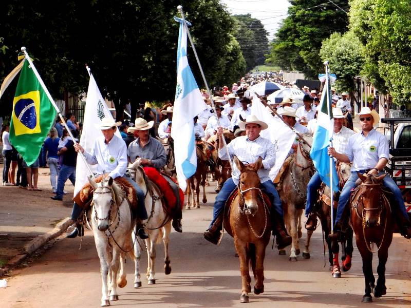 Cavalgada já é tradicional na cidade - Arquivo JP