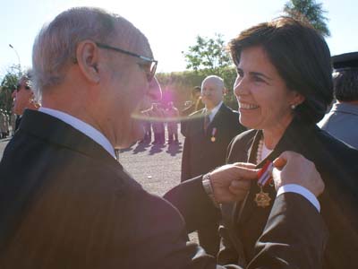 Márcia recebe a principal comanda dos Bombeiros -