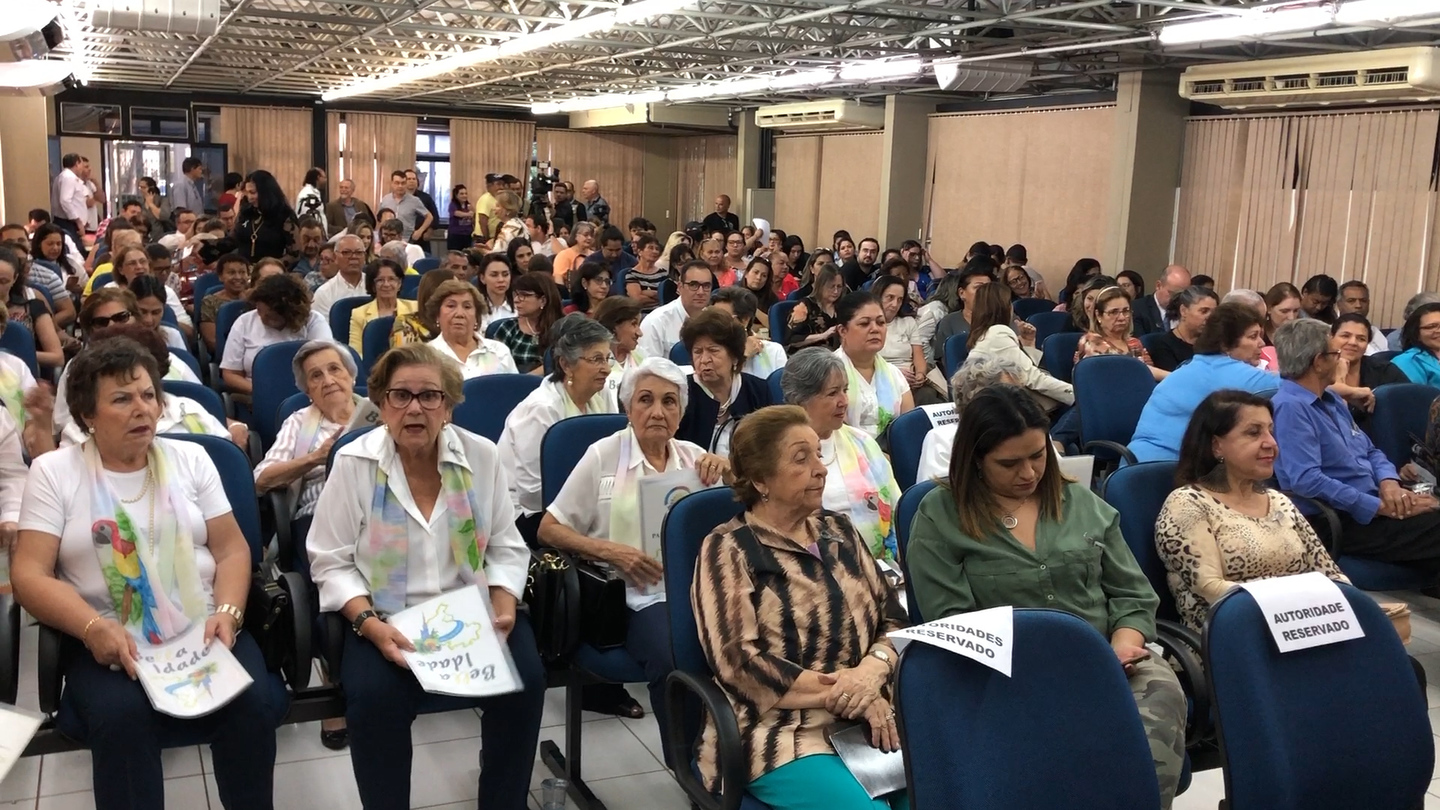 O lançamento aconteceu na governadoria  e contou com a participação da mãe do governador - Israel Espindola/CBN