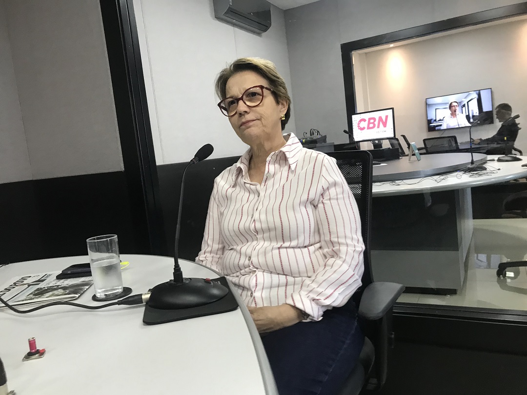 O povo brasileiro está cansado de Políticos que não falam a verdade, destacou a Ministra Tereza Cristina - Israel Espíndola/CBN