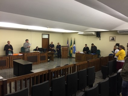 Familiares acompanharam durante todo o trabalho no tribunal - Marcelo Marcos Familiares acompanharam durante todo o trabalho no tribunal - Marcelo Marcos