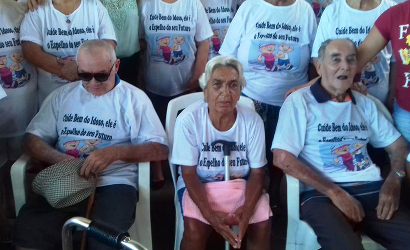 Ação faz parte de uma série de atividades desenvolvidas em comemoração ao Dia do Idoso - Divulgação/Assessoria
