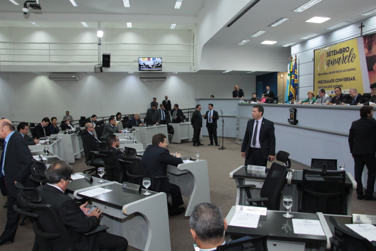 Sessão é aberta ao público e pode ser acompanhada ao vivo pelo Facebook da Câmara Municipal - Izaías Medeiros/Câmara Municipal