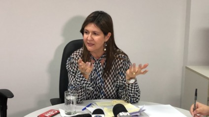 A promotora Filomena Fluminhan solicita a transformação de uma CRS em Caps AD4, unidade especial para receber pessoas dependentes de álcool e droga - Israel Espindola/CBN