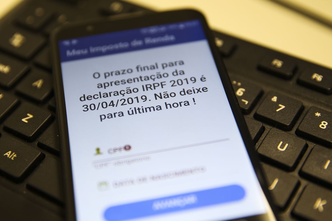 Prazo para envio da declaração começou em 7 de março e vai até as 23h59min59s de 30 de abril - Marcello Casal Jr/Agência Brasil