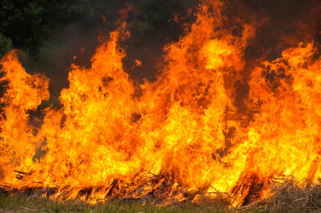 Corpo de bombeiros teve bastante trabalho para combater o incêndio - Imagem ilustrativa