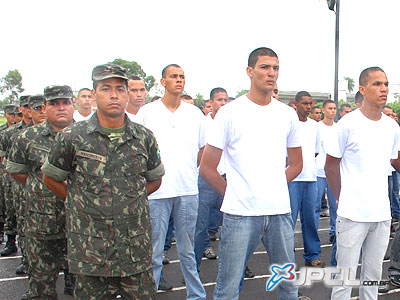 Maioria dos recrutas foram voluntários -