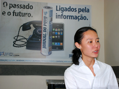 A coordenadora municipal de imunização, Mirian Girata diz que a meta é vacina 6 980 crianças no sábado -
