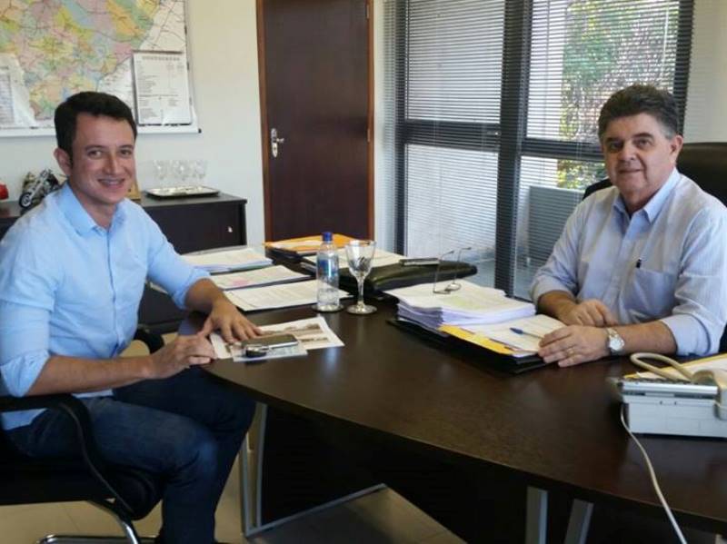 Marcio Monteiro e Fredson Freitas presidente do diretório municipal - Divulgação