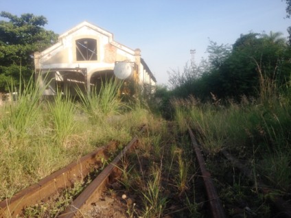 Área que compreende a antiga Estação Ferroviária no centro de Três Lagoas continua abandonada e tomada pelo mato - Ana Cristina Santos 