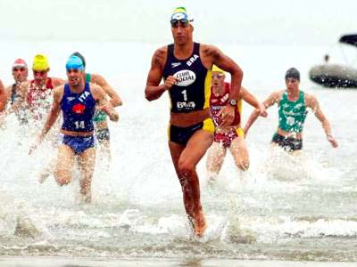 No fasttriathlon (triathlon rápido), são 4 km de corrida pedestre -