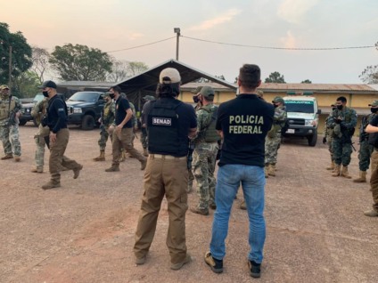 Mandados de prisão e busca e apreensão foram cumpridos no Brasil e no Paraguai - Divulgação