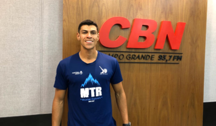 Professor de Educação Física e Atleta de trail running explica sobre como é correr nas montanhas. - Foto: CBN Campo Grande