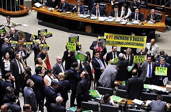 Sessão de votação durou cerca de 12 horas - Luís Macedo/Câmara dos Deputados