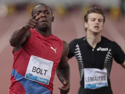 Bolt fez a melhor marca do ano nos 100m rasos - Bolt fez a melhor marca do ano nos 100m rasos -