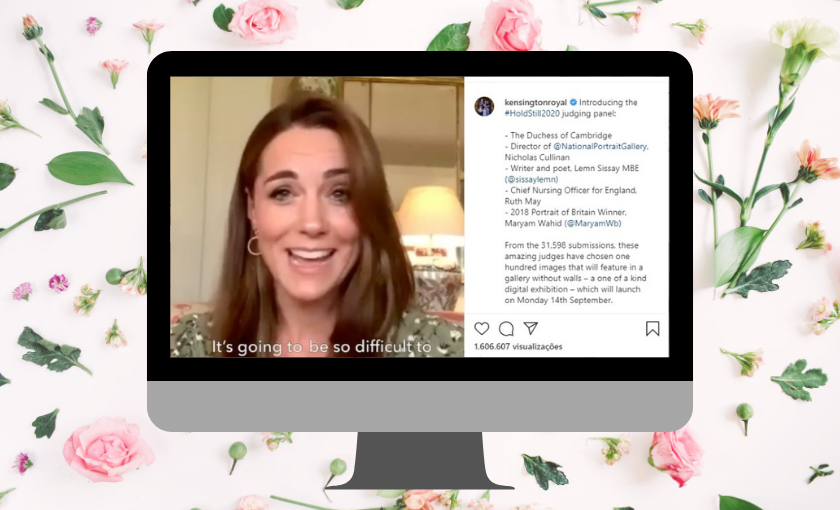 Kate Middleton usa vestido de £ 9,99 da Zara em vídeo no Instagram - Reprodução/JPNews