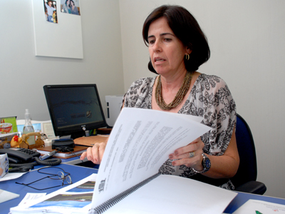 Secretária Márcia Moura mostra estudo da ocupação do Distrito Industrial -