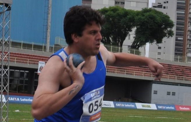 Mauro atingiu a marca de 11.68m e quebrou o recorde das Américas - Divulgação/Facebook/ADD