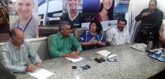 Márcia Moura e Ângelo Guerreiro apresentam equipe de transição  - Ana Cristina Santos/JP