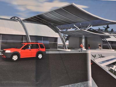 Prefeita autorizou o início das obras na manhã de ontem -