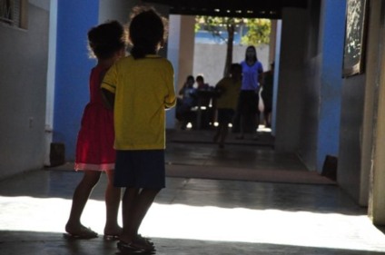 Cerca de 80 alunos estavam fora da sala de aula -