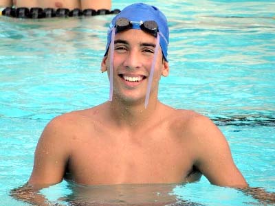O nadador vai disputar três provas até domingo, e volta na segunda-feira - O nadador vai disputar três provas até domingo, e volta na segunda-feira -