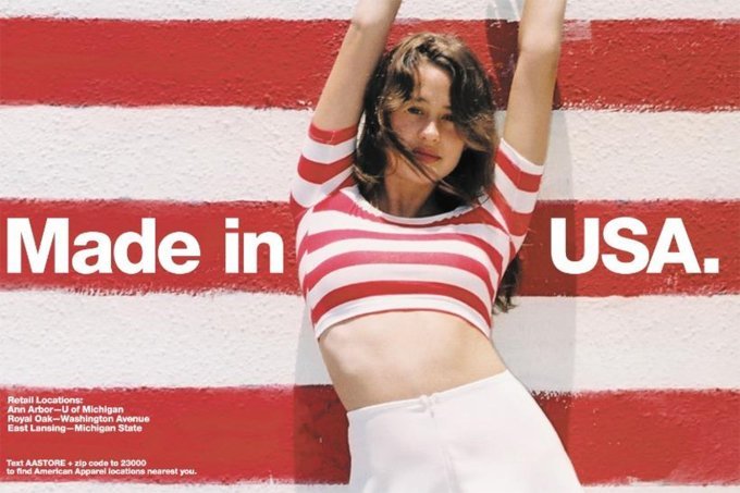 American Apparel está oficialmente fechando as portas