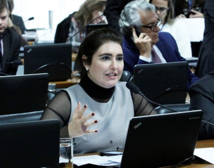 Ela criticou o Senado por não ter votado a tempo a MP que alterava a tributação de fundos exclusivos de investimento - Divulgação/assessoria